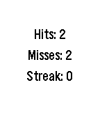 Score shown after pitch from Game Server